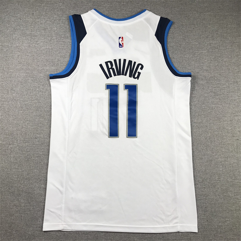 Men Dallas Mavericks #11 Irving White Nike 2025 NBA Jersey
